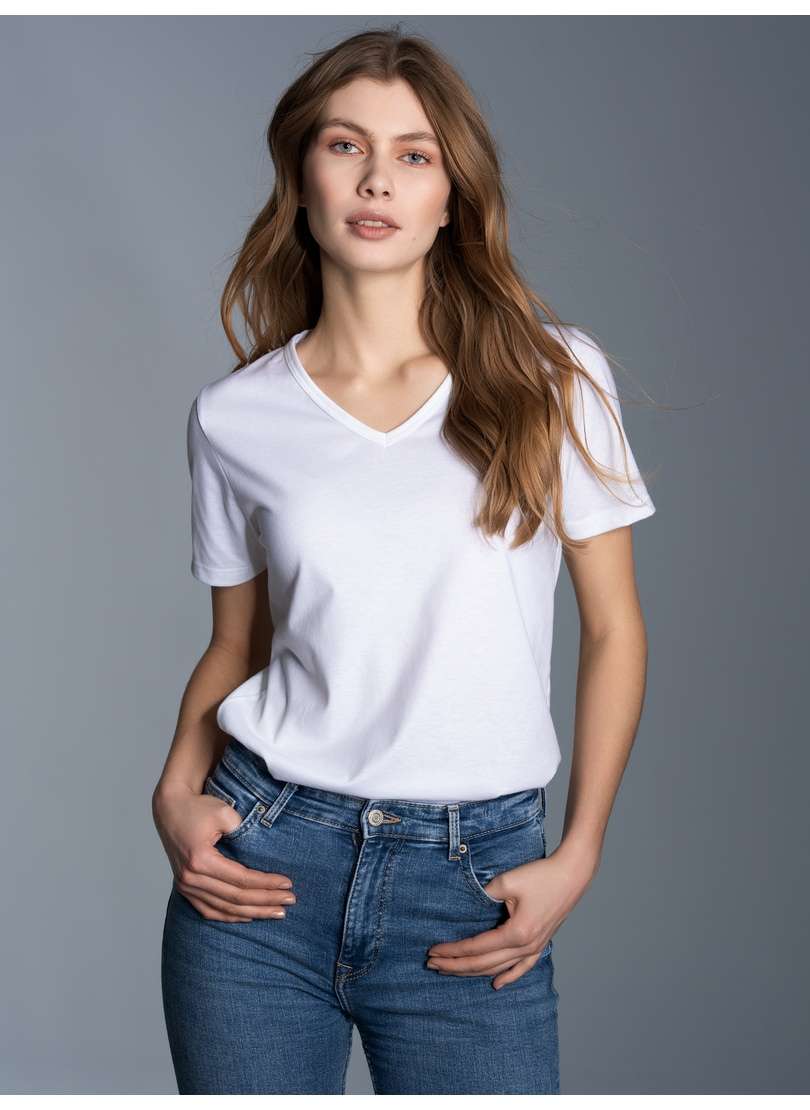 футболка »TRIGEMA V-Shirt Slim Fit«