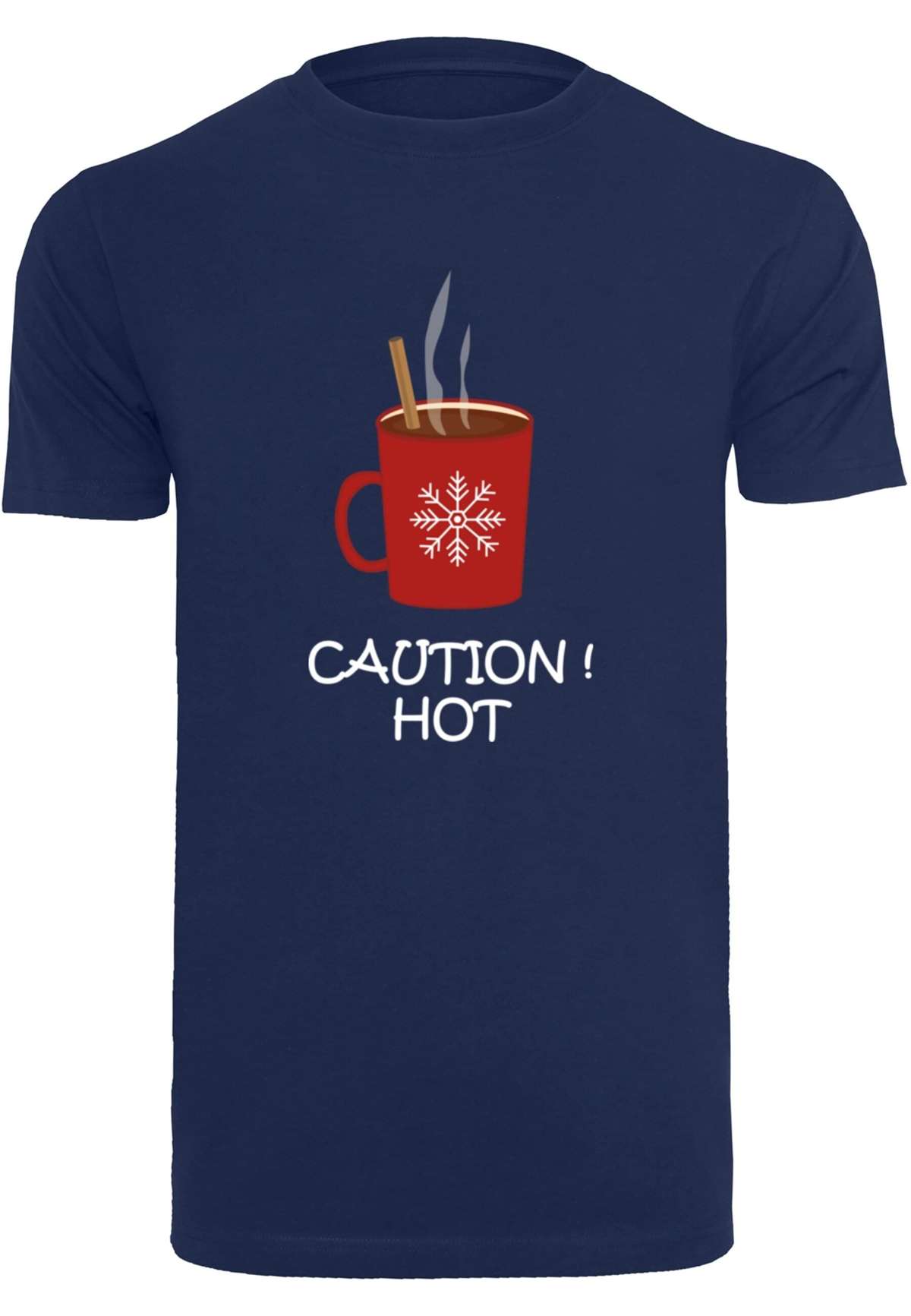 футболка Herren Caution Hot T-Shirt Round Neck