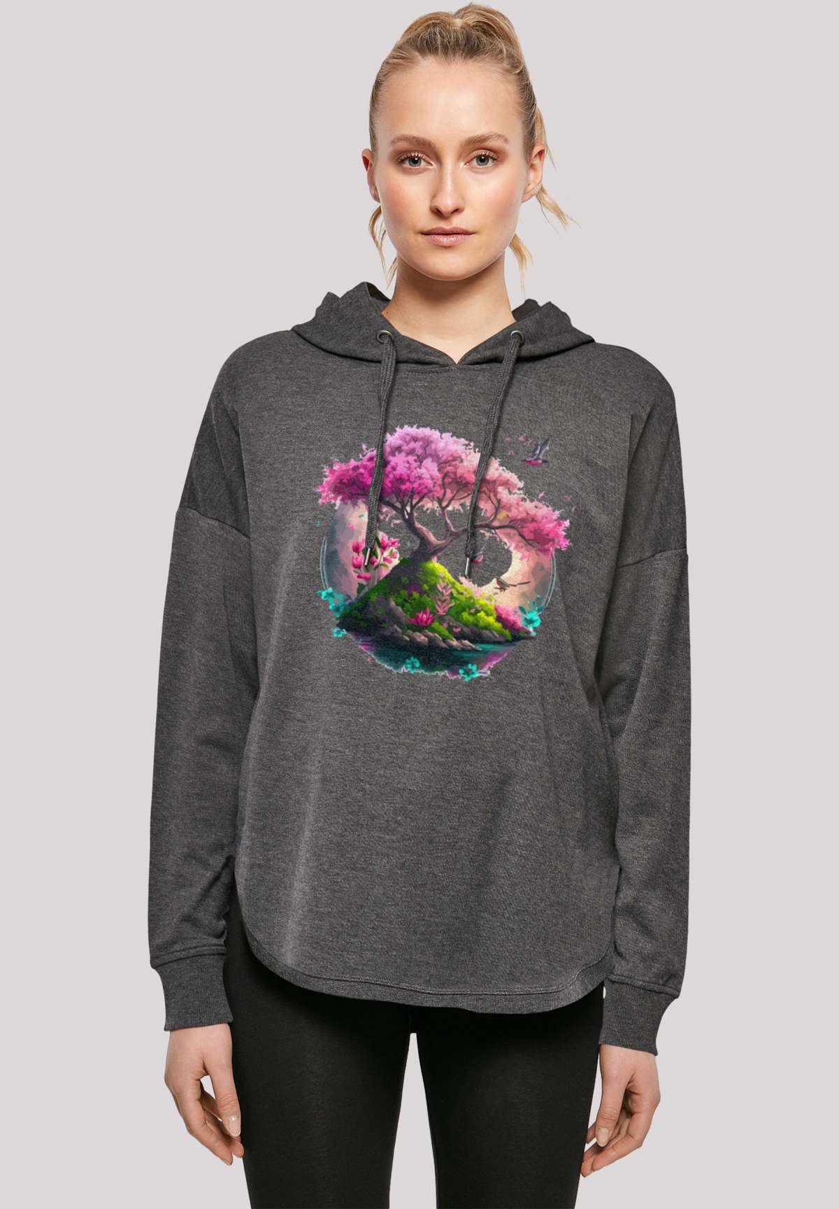 Толстовка с капюшоном Kirschbluten Baum Oversize Hoodie