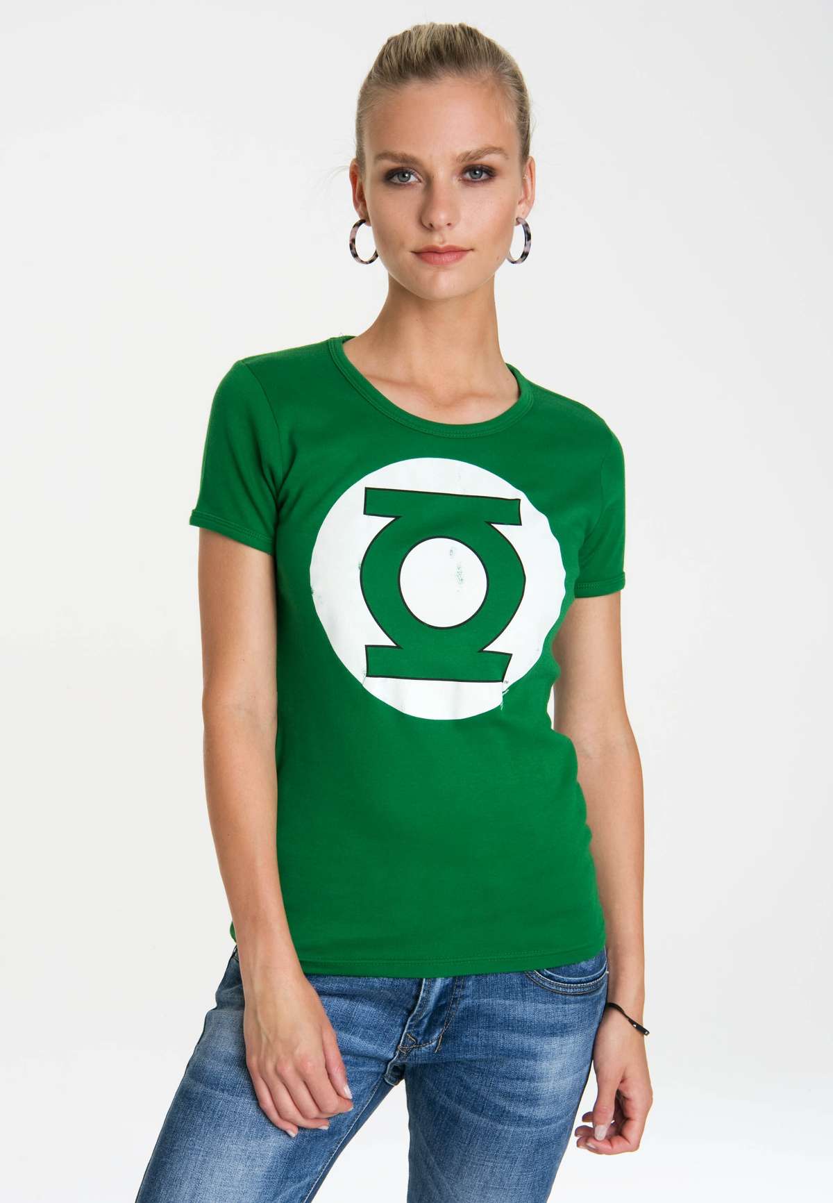 Футболка с лицензионным оригинальным дизайном »Green Lantern Logo«