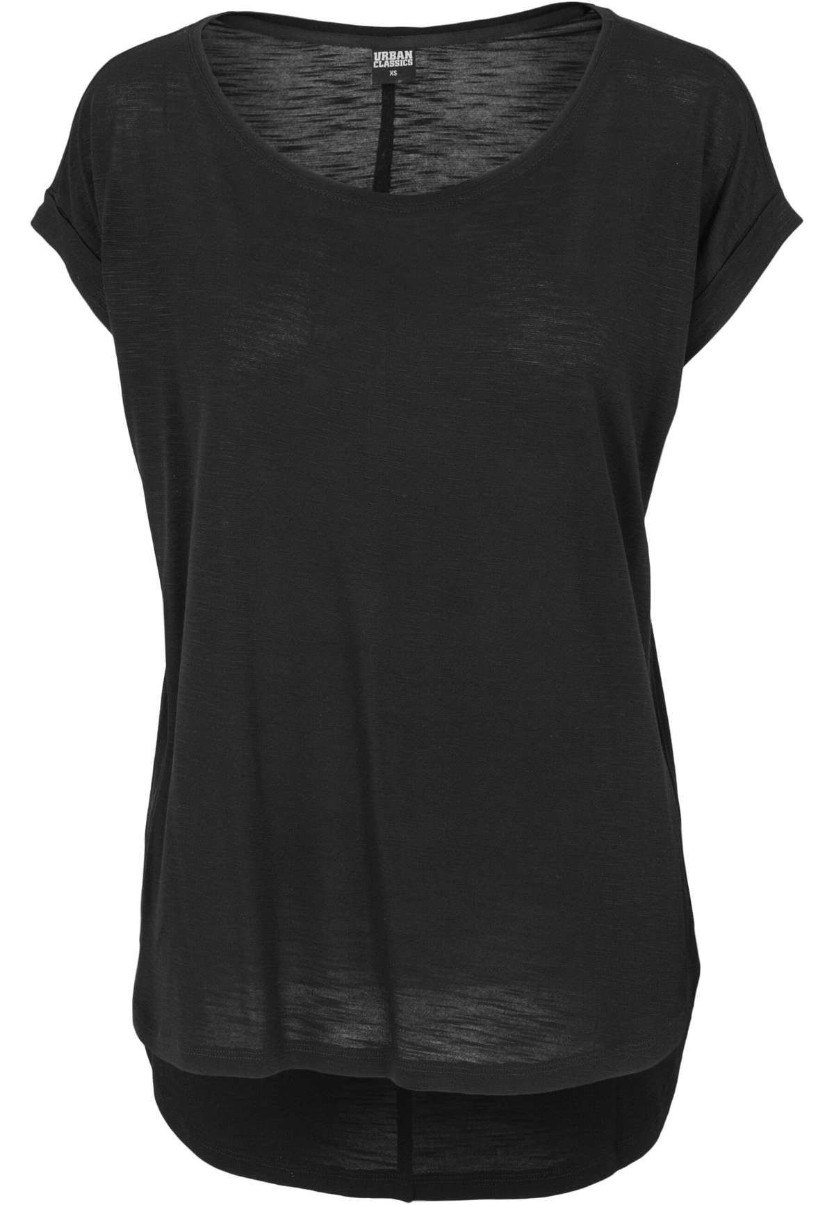 Рубашка с коротким рукавом »Urban Classics Damen Ladies Long Back Shaped Slub Tee«