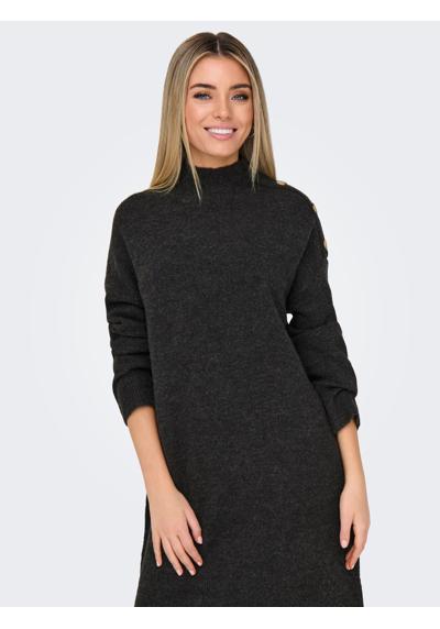 Трикотажное платье ONLALEXA LS HIGH BUTTON DRESS EX KNT