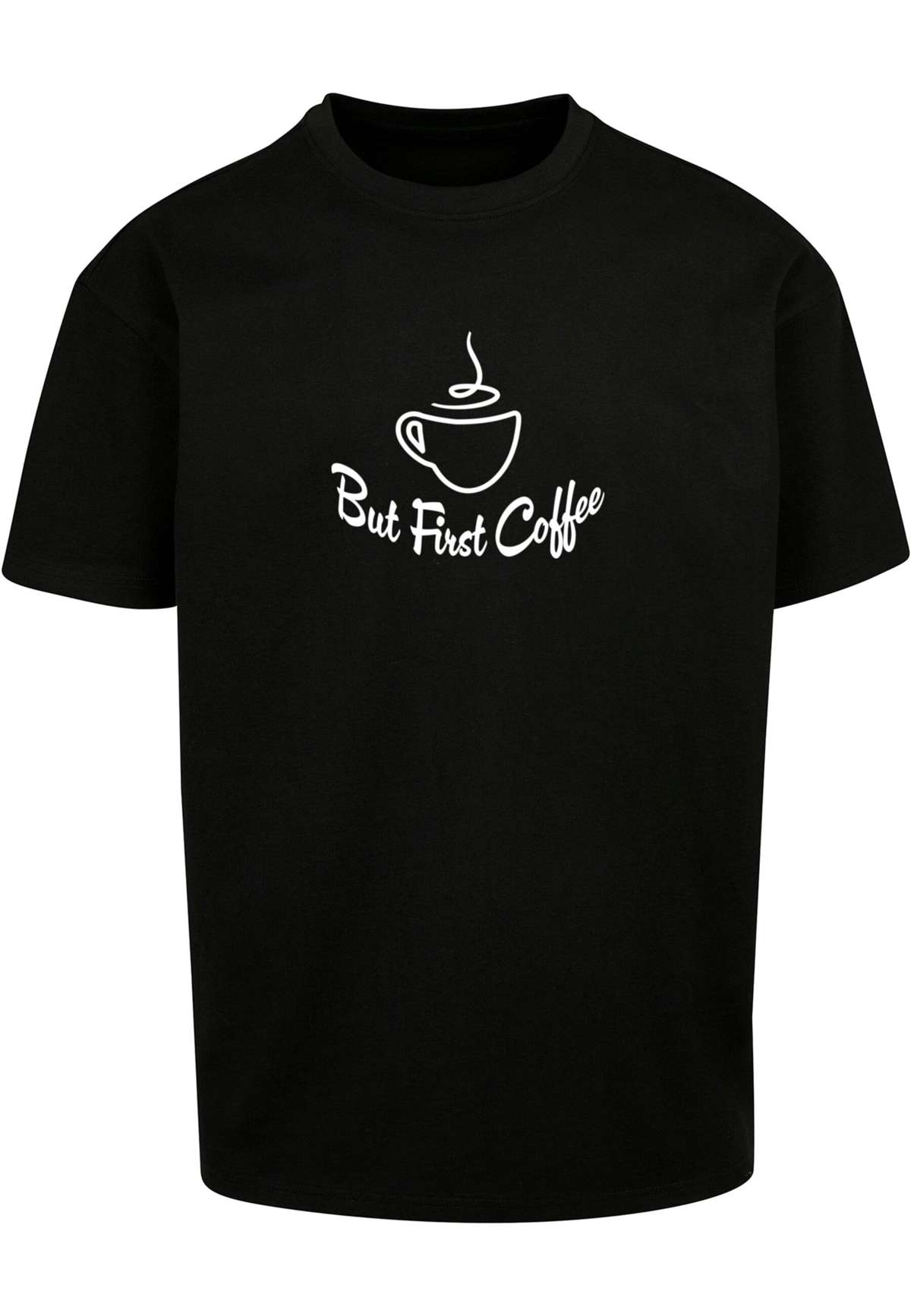 футболка»Herren But First Coffee Heavy Oversized Tee«