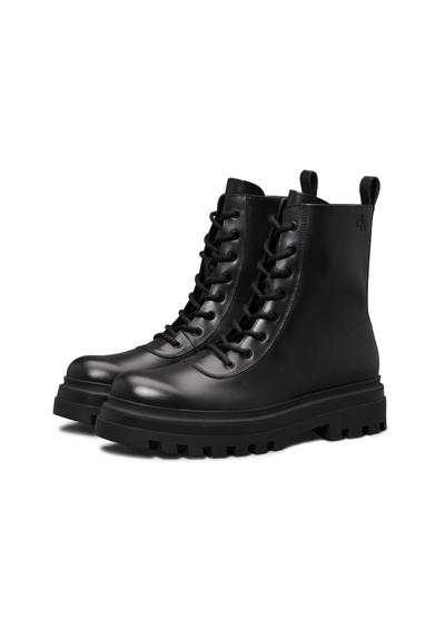 ботинки на шнуровке»LUGGED LACE ZIP BOOT OXF LTH«