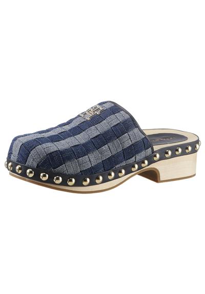 Сабо в модном ретро-стиле TH DENIM CONTRAST CLOG