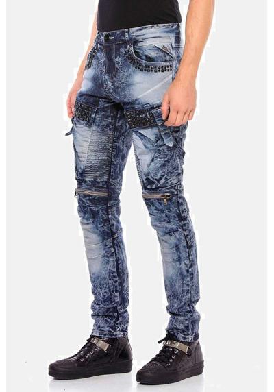 Байкерские джинсы Jeans