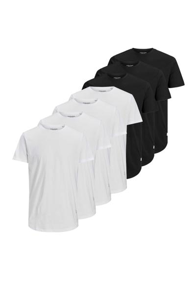 футболка T-Shirt JJENOA TEE CREW NECK 7PK 7er Pack