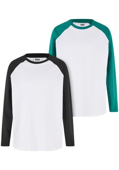 Длинный рукав»Urban Classics Boys Organic Oversized Raglan Longsleeve 2-Pack«