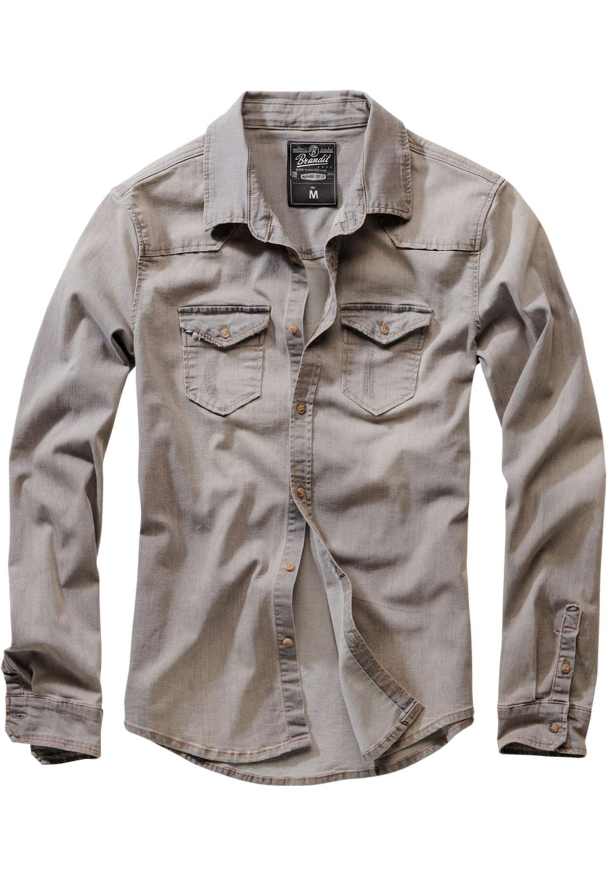 Рубашка с длинным рукавом»Herren Riley Denim Shirt«