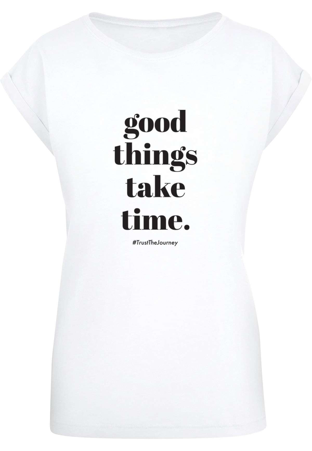 футболка »Damen Ladies Good Things Take Time T-Shirt«