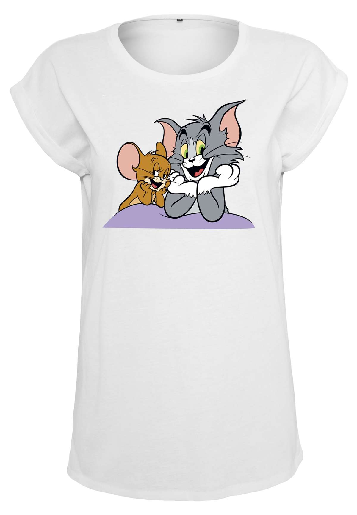 Рубашка с коротким рукавом Damen Ladies Tom & Jerry Pose Tee