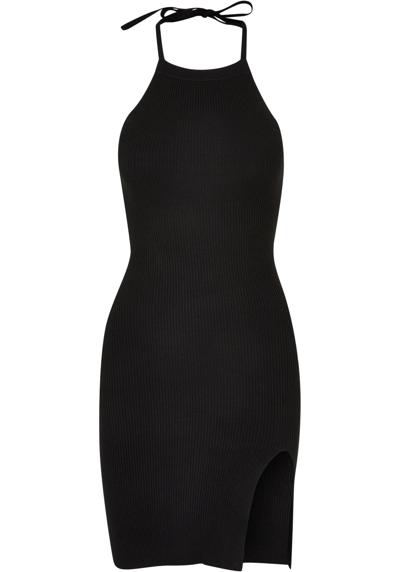 Платье-рубашка »Urban Classics Damen Ladies Rib Knit Neckholder Dress«