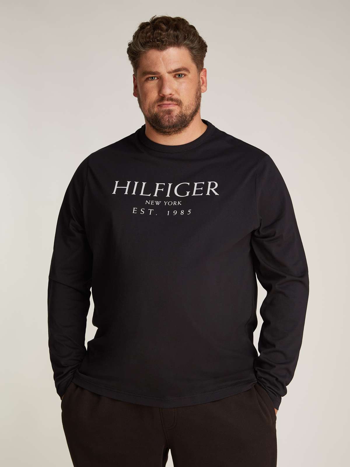 Лонгслив с крупным принтом»BT-BIG HILFIGER LS TEE-B«