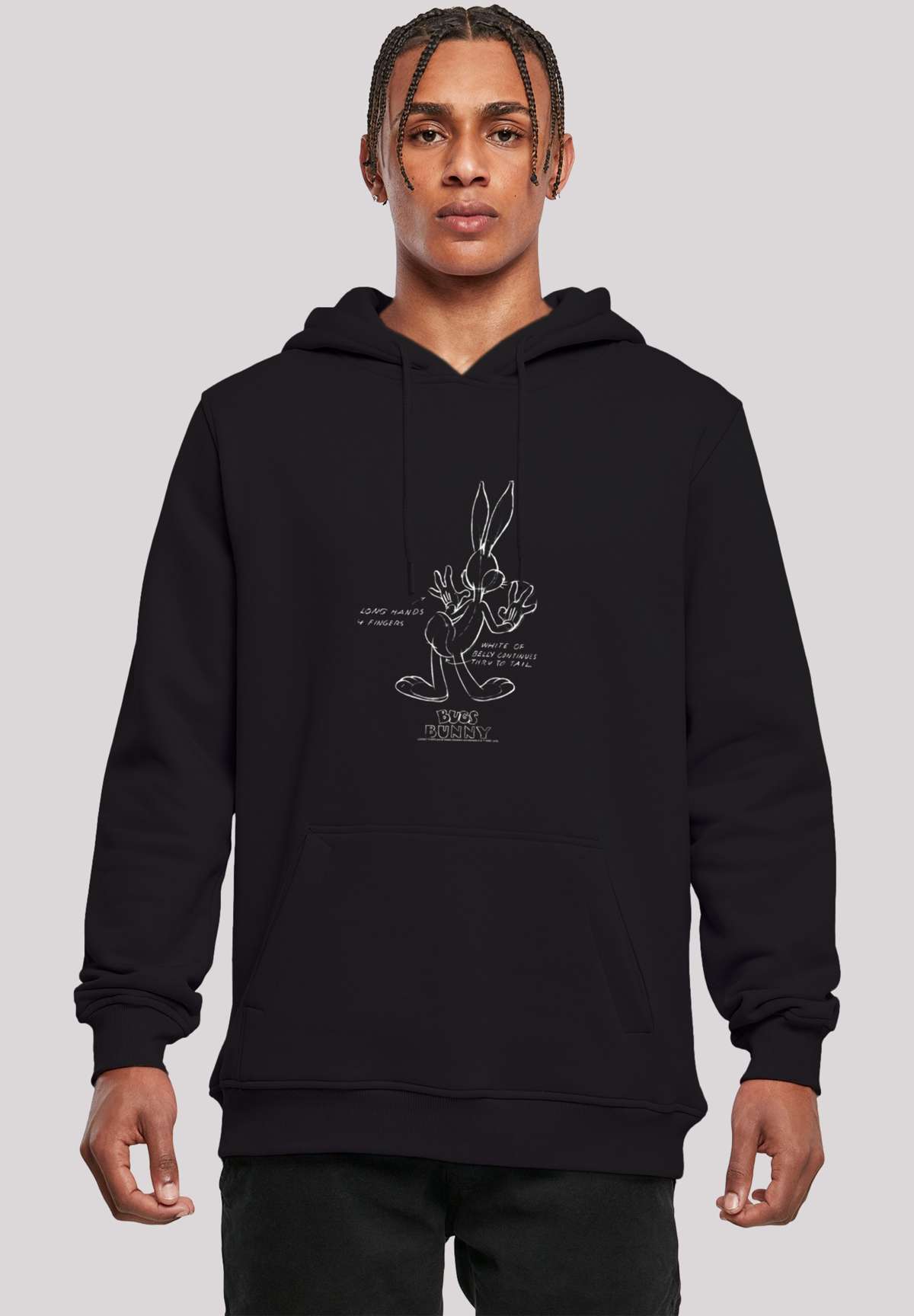 Толстовка с капюшоном»Looney Tunes Bugs Bunny White Belly«