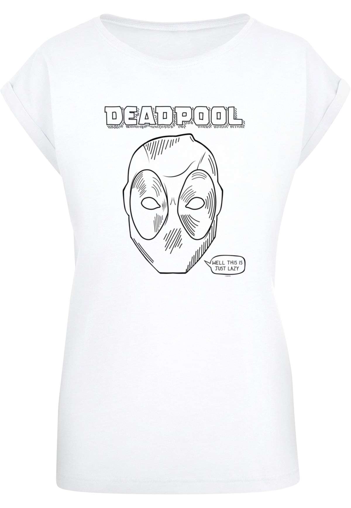 футболка »Damen Ladies Deadpool - This Is Just Lazy T-Shirt«