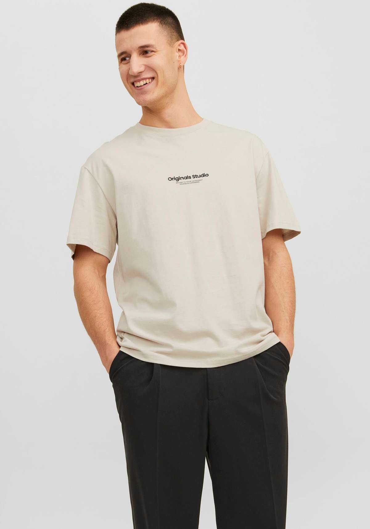 рубашка с круглым вырезом JORVESTERBRO TEE SS CREW NECK NOOS