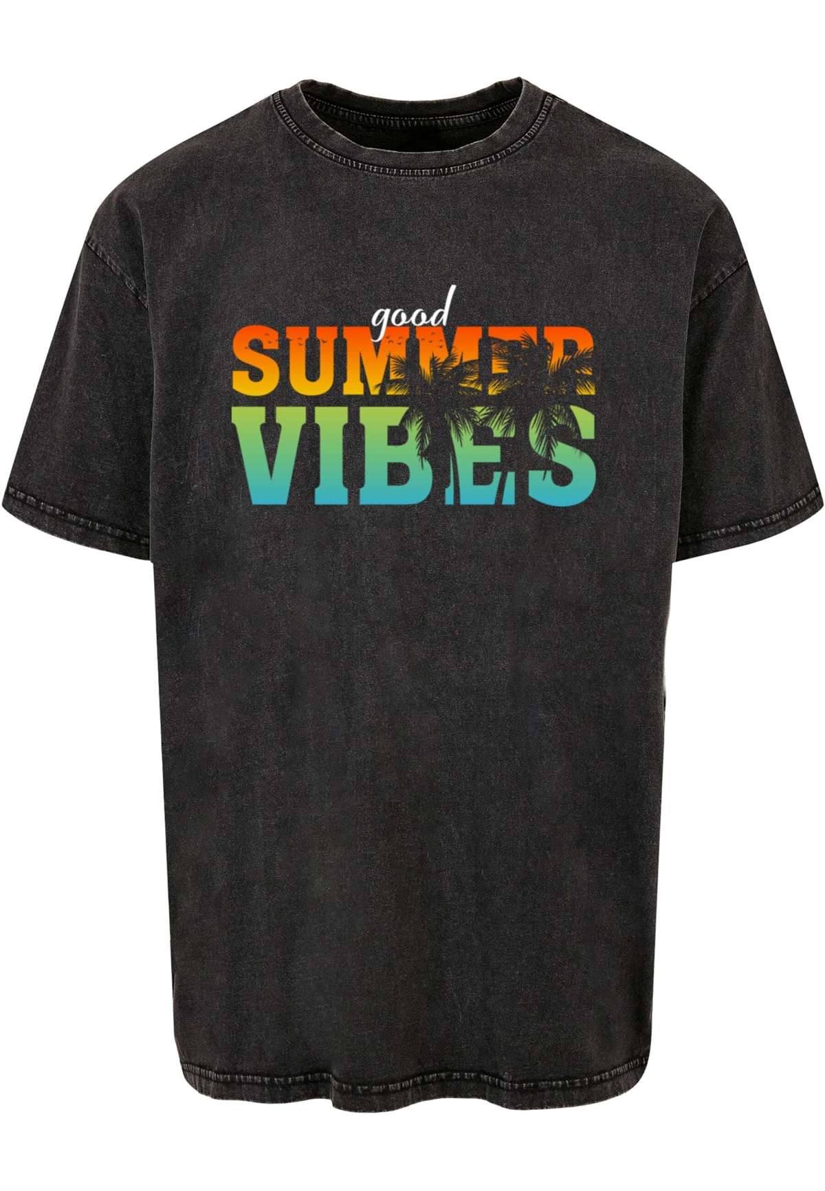 футболка»Herren Good Summer Vibes Acid Washed Oversize Tee«