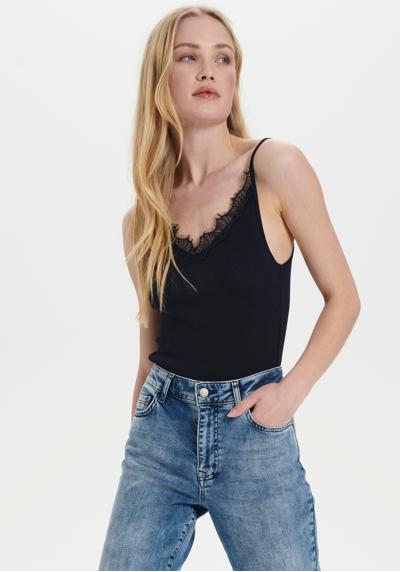 Топ-спагетти с содержанием шелка SZ-MAYA STRAP TOP