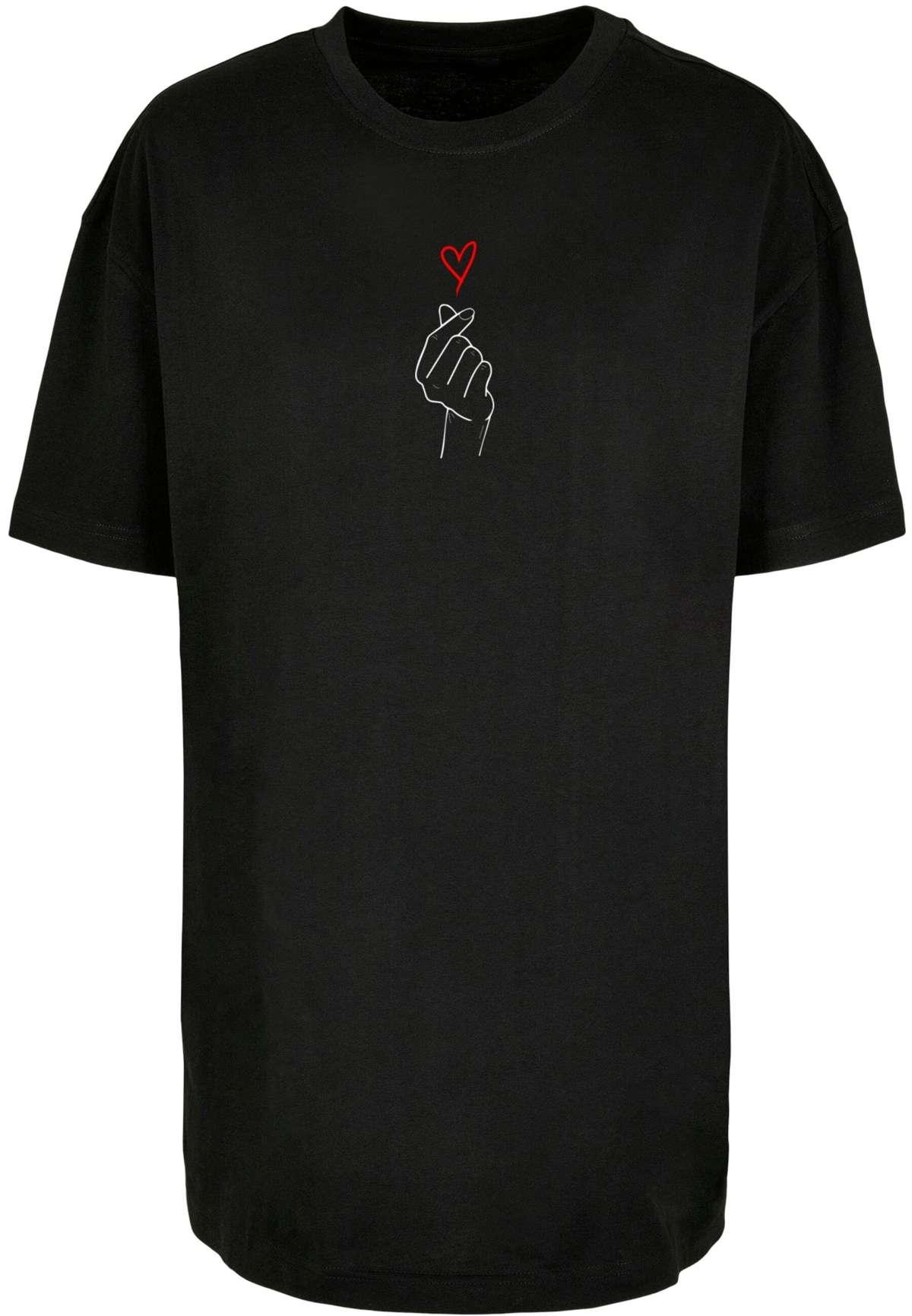 футболка »Damen Ladies K Heart Oversized Boyfriend Tee«