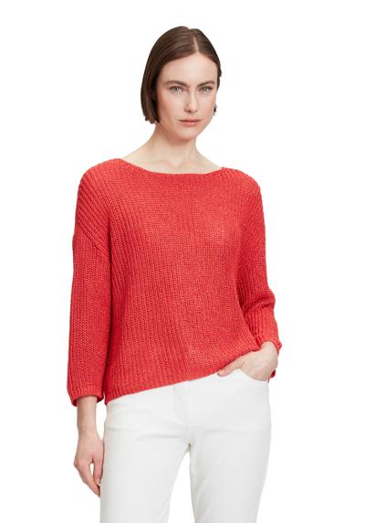 Вязаный свитер »Basic-Strickpullover mit Rippenstruktur«