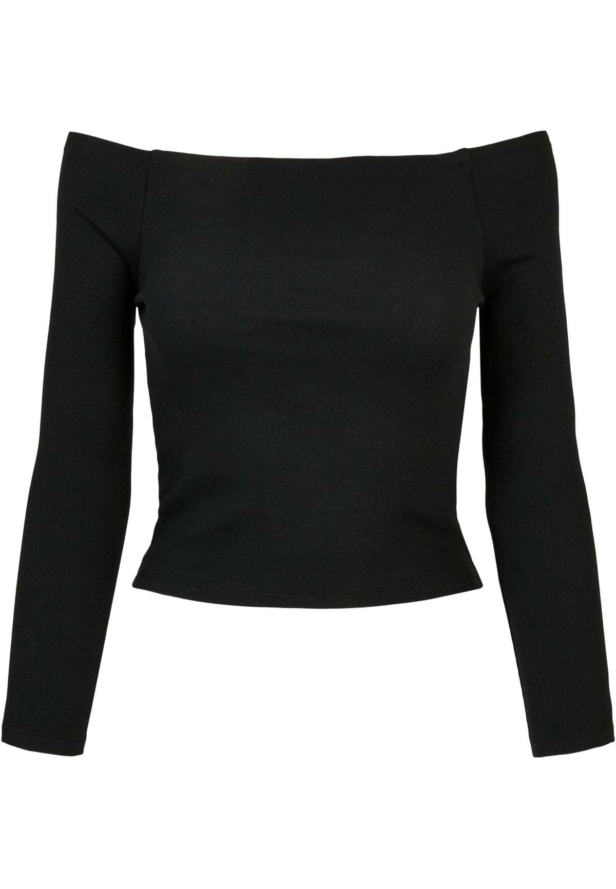 Рубашка с длинным рукавом Urban Classics Damen Ladies Off Shoulder Rib Longsleeve