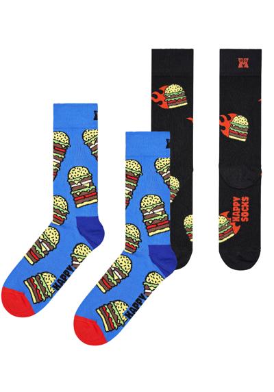 Носки, (упаковка, 2 пары), Burger Socks