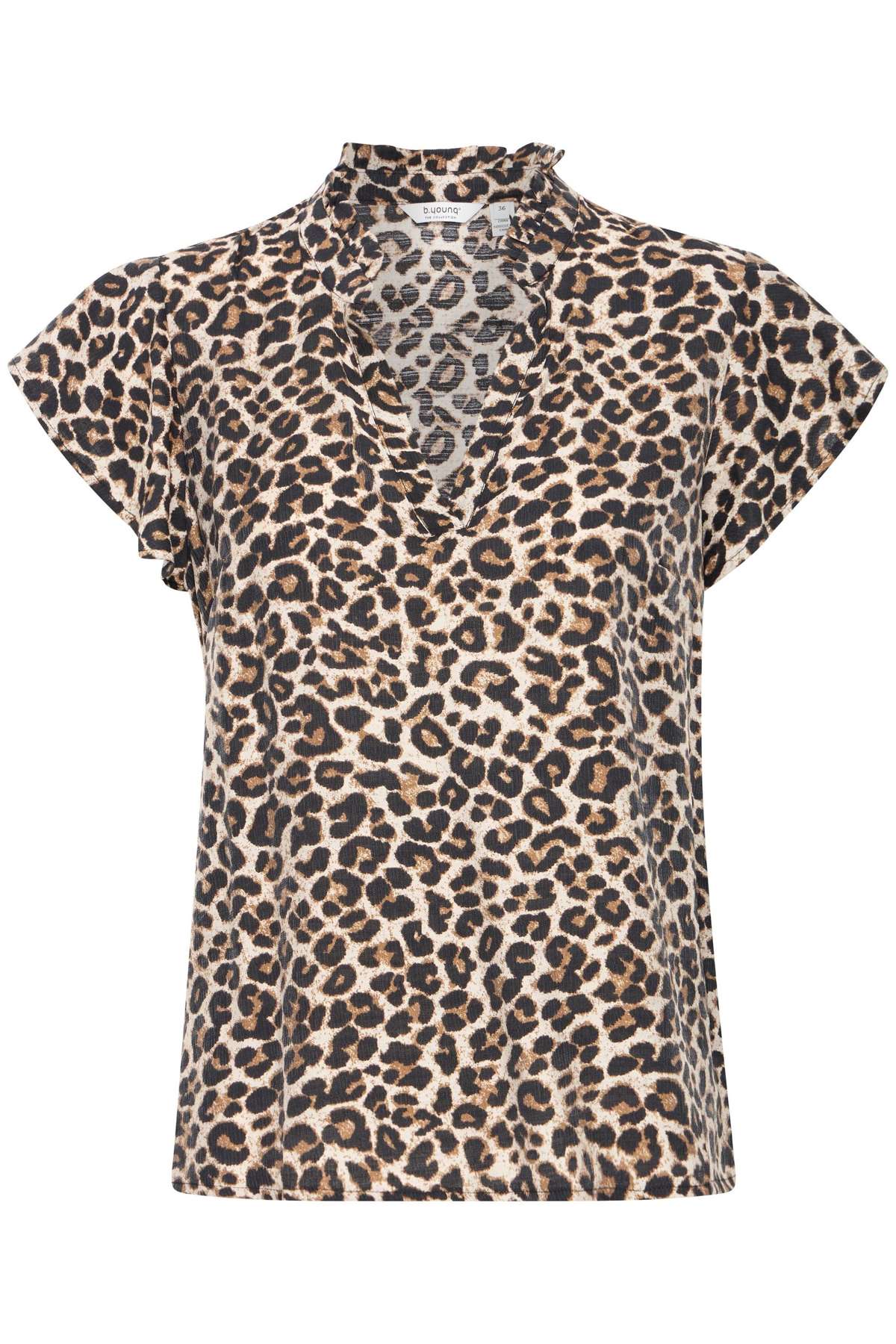 Блузка с короткими рукавами Kurzarmbluse BYHINVA LEOPARD BLOUSE 2 -