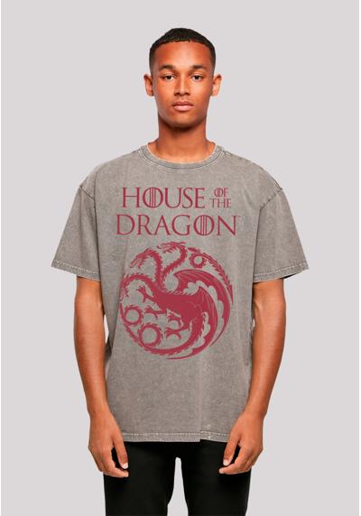 футболка»House Of The Dragon Targaryen Crest Logo«