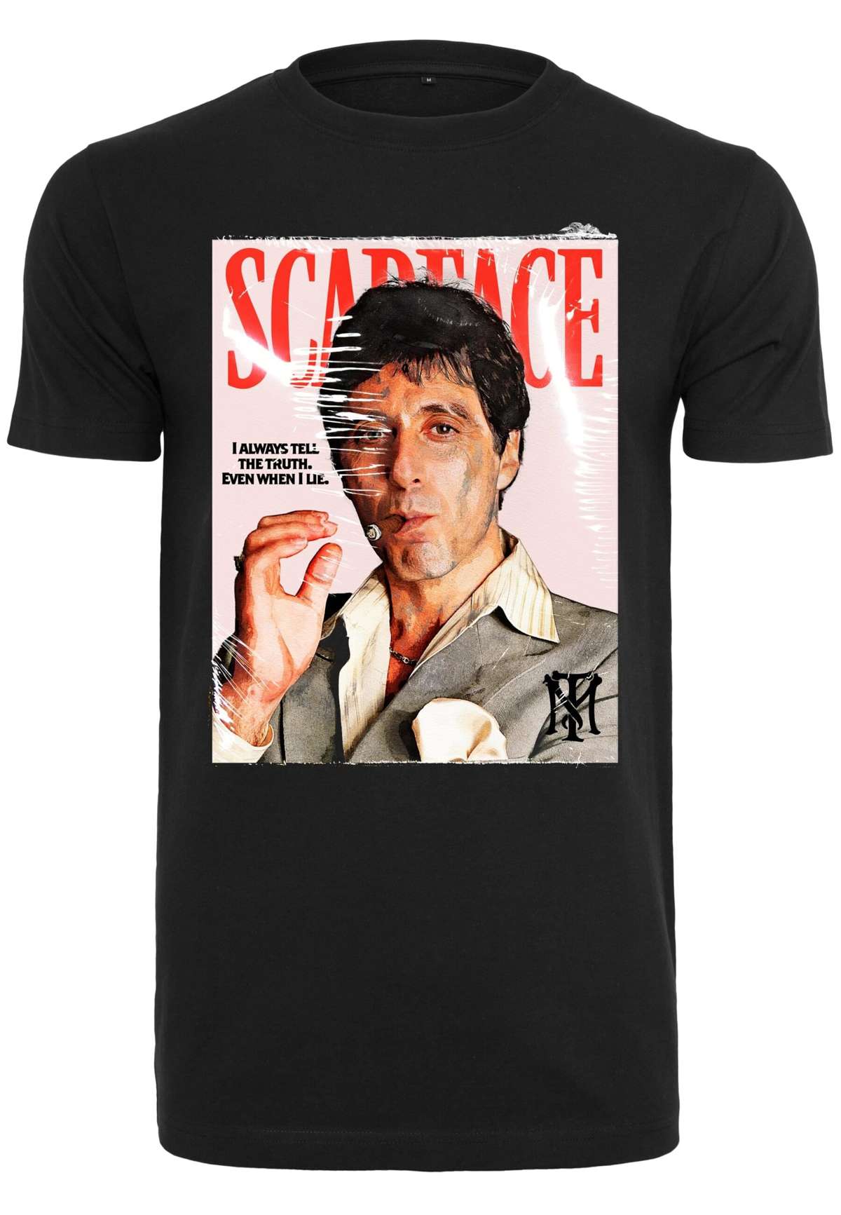 Рубашка с коротким рукавом»Herren Scarface Magazine Cover Tee«