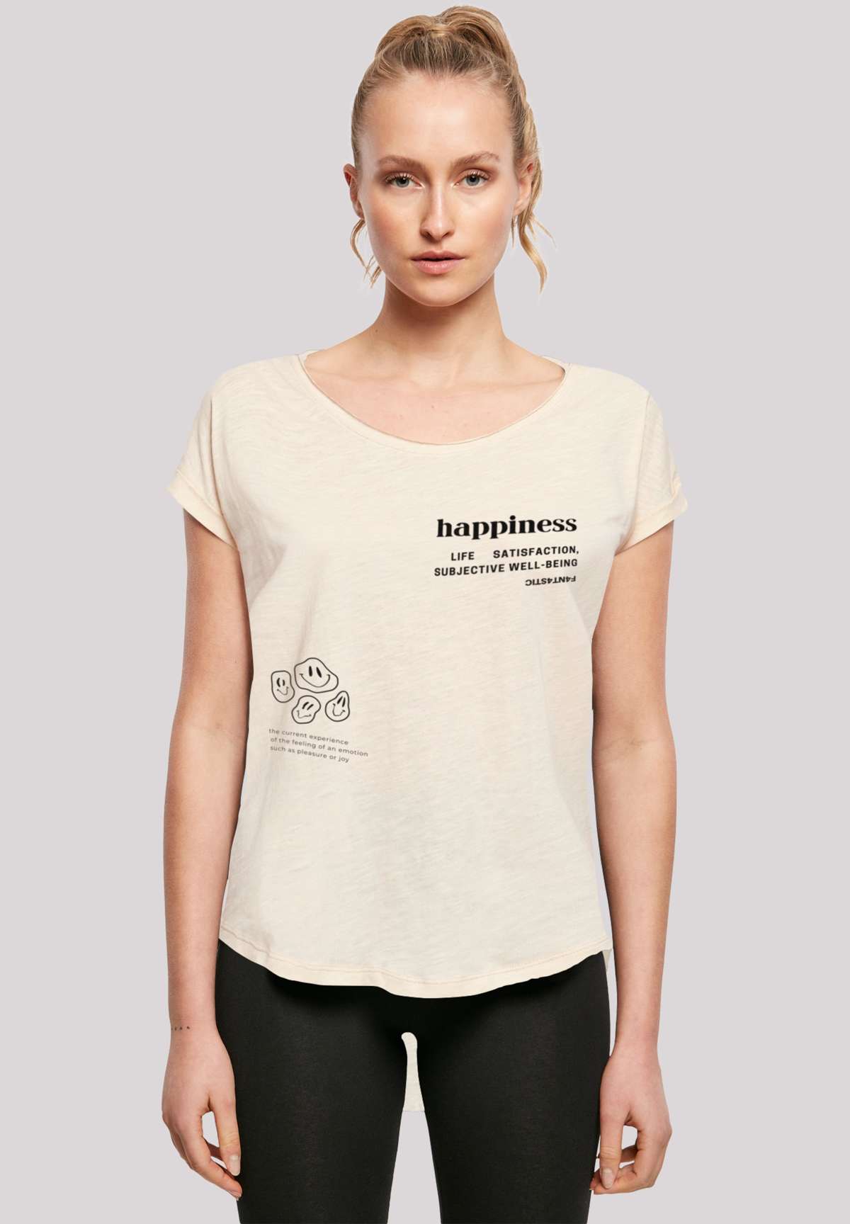 футболка »happiness LONG TEE«