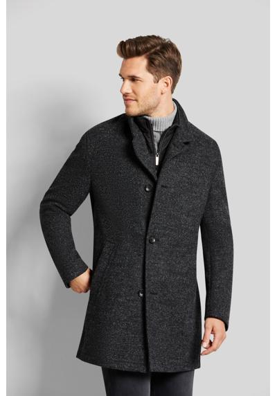 Шерстяное пальто классического дизайна.