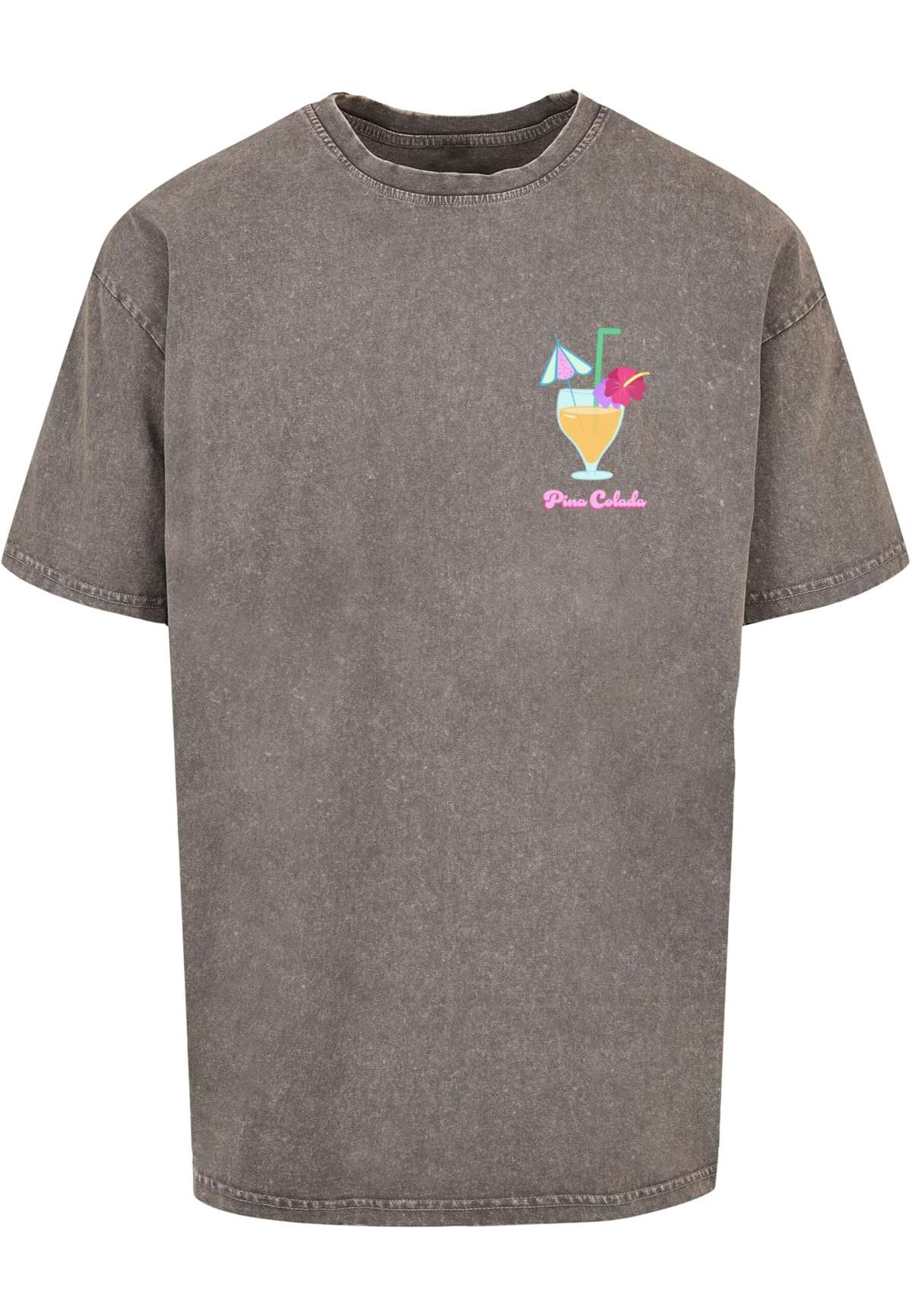 футболка Herren Pina Colada Acid Washed Heavy Oversized Tee