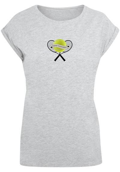 футболка Damen Ladies Tennis Tournament Extended Shoulder Tee