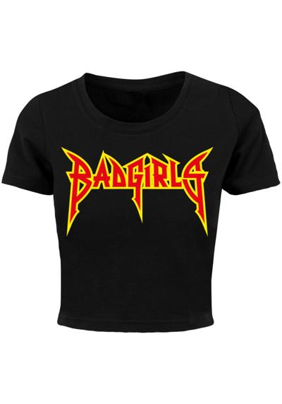 Рубашка с коротким рукавом »Damen Badgirls Cropped Tee«