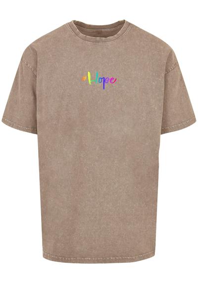 футболка Herren Hope Rainbow Acid Washed Heavy Oversized Tee