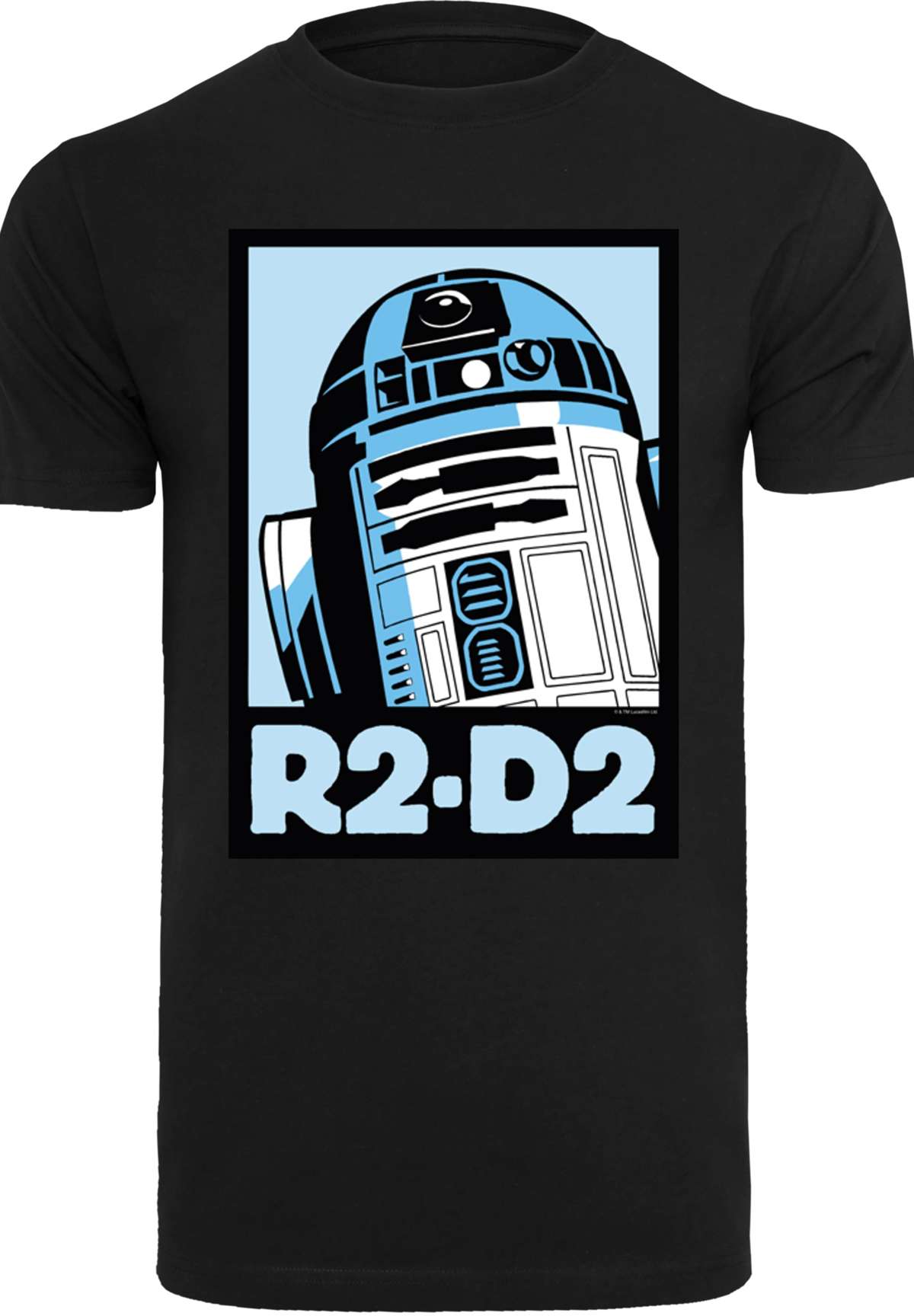 Рубашка с коротким рукавом Herren Star Wars R2-D2 Poster with T-Shirt Round Neck