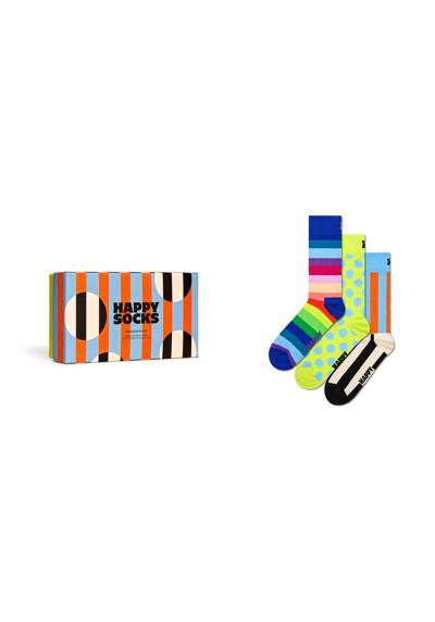 Носки, (3 пары), Разноцветный подарочный набор