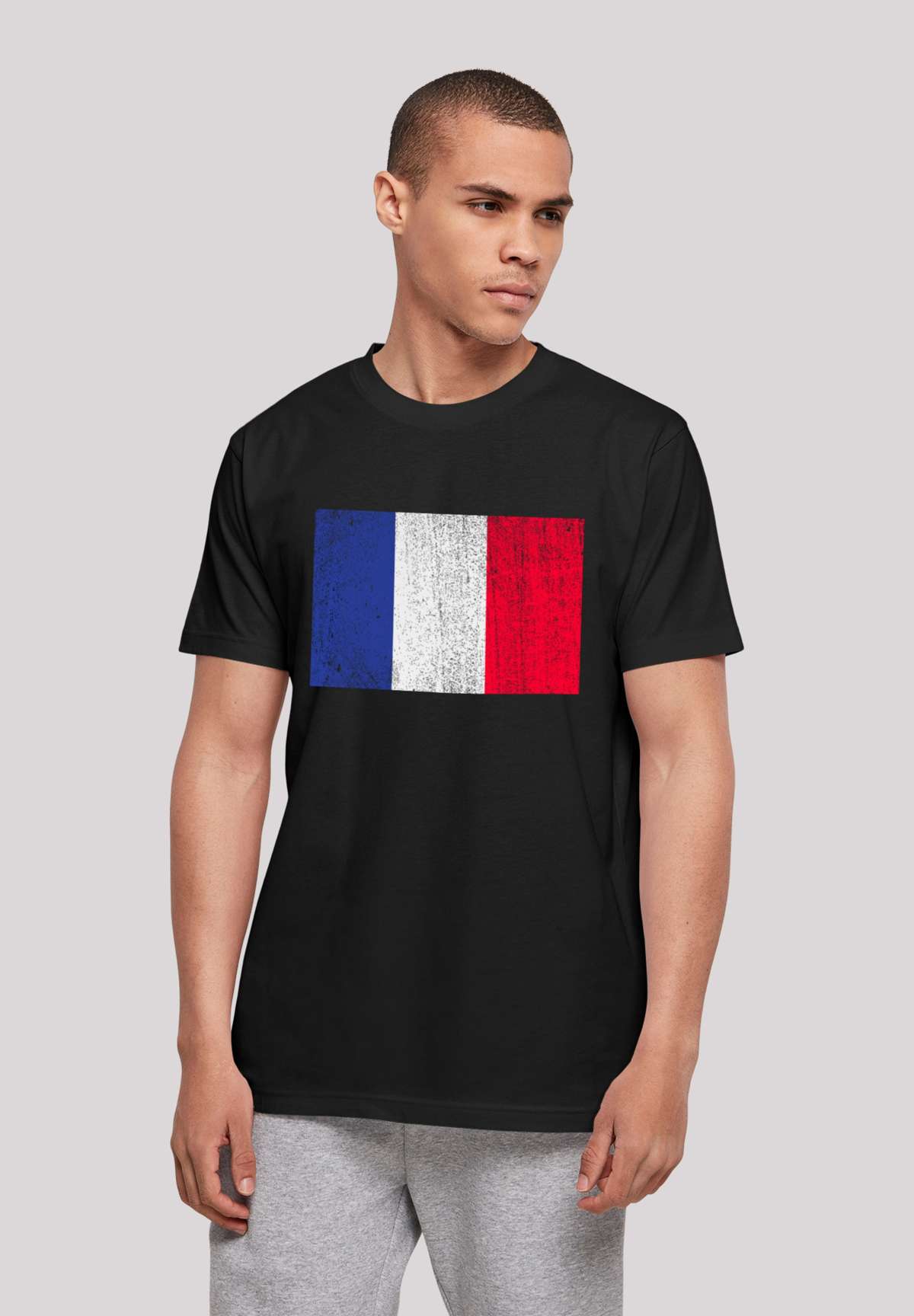 футболка Frankreich Flagge France distressed