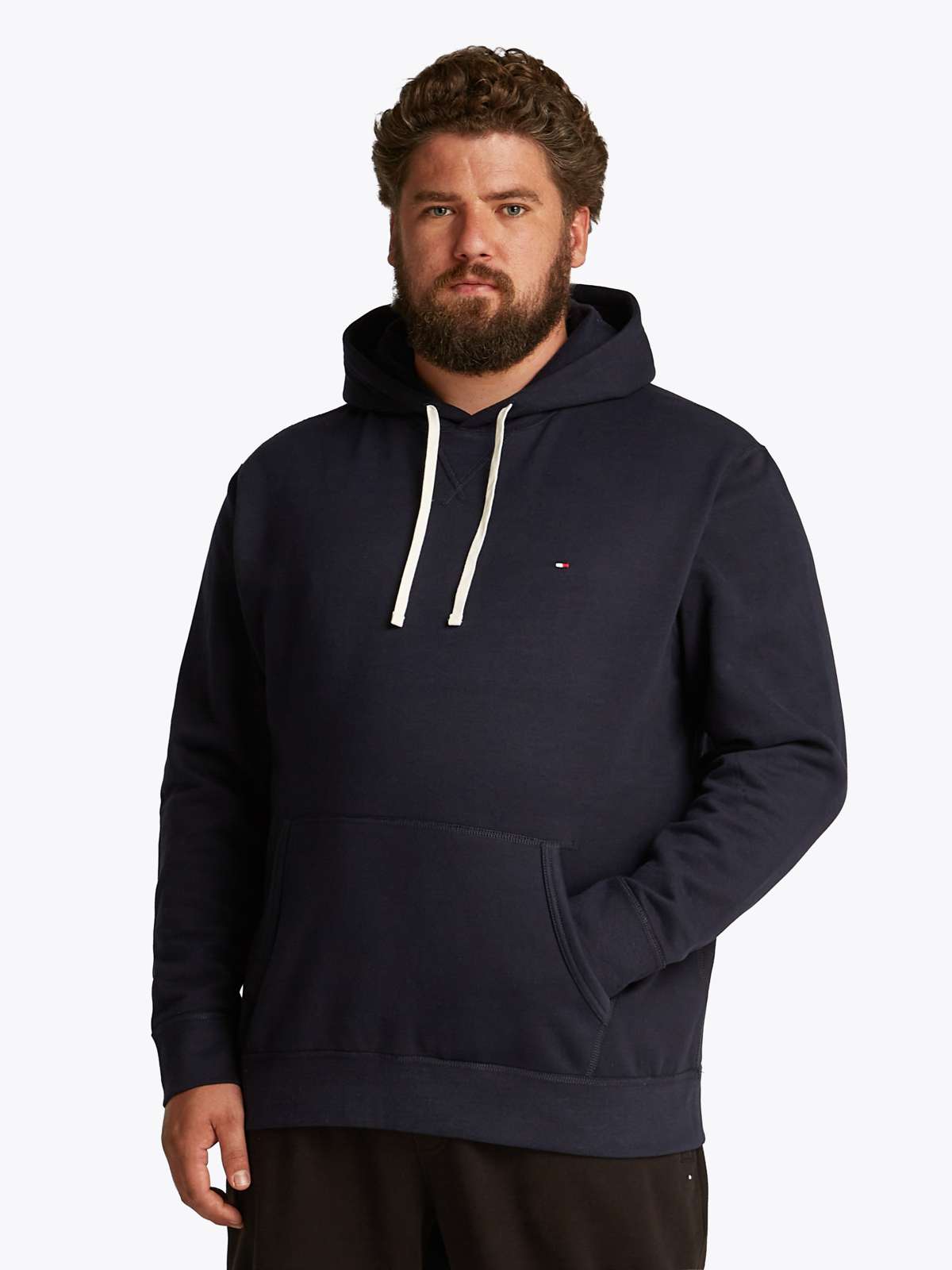 Толстовка больших размеров BT-ESSENTIAL FLEECE HOODY-B