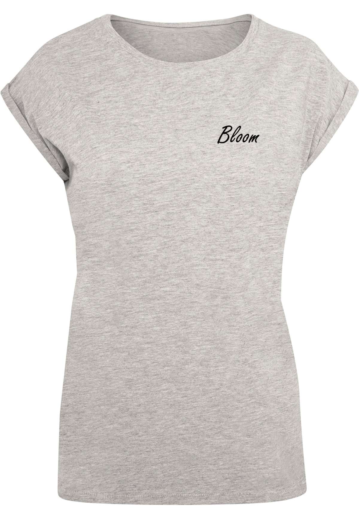 футболка »Damen Ladies Flowers Bloom Extended Shoulder Tee«