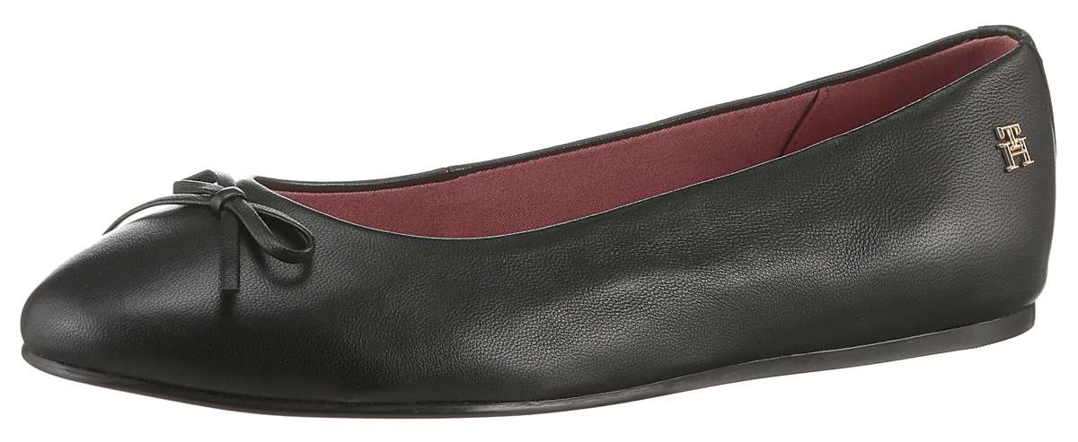 балерина BALLERINA LEATHER FLAT BOW