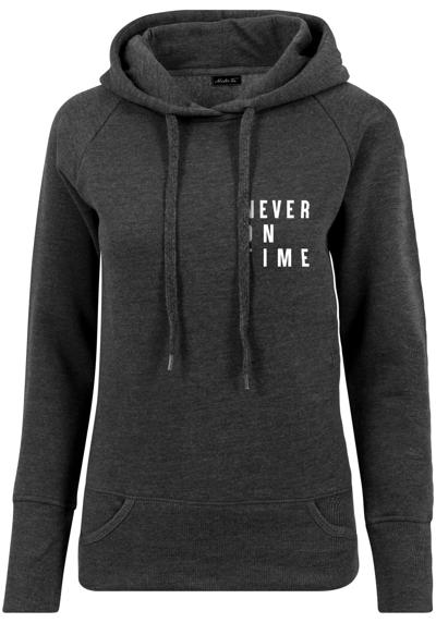 Толстовка с капюшоном »Herren Ladies Never On Time Hoody«