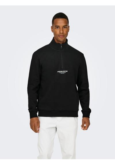 толстовка»ONSCURATED REG HALF ZIP SWEAT«