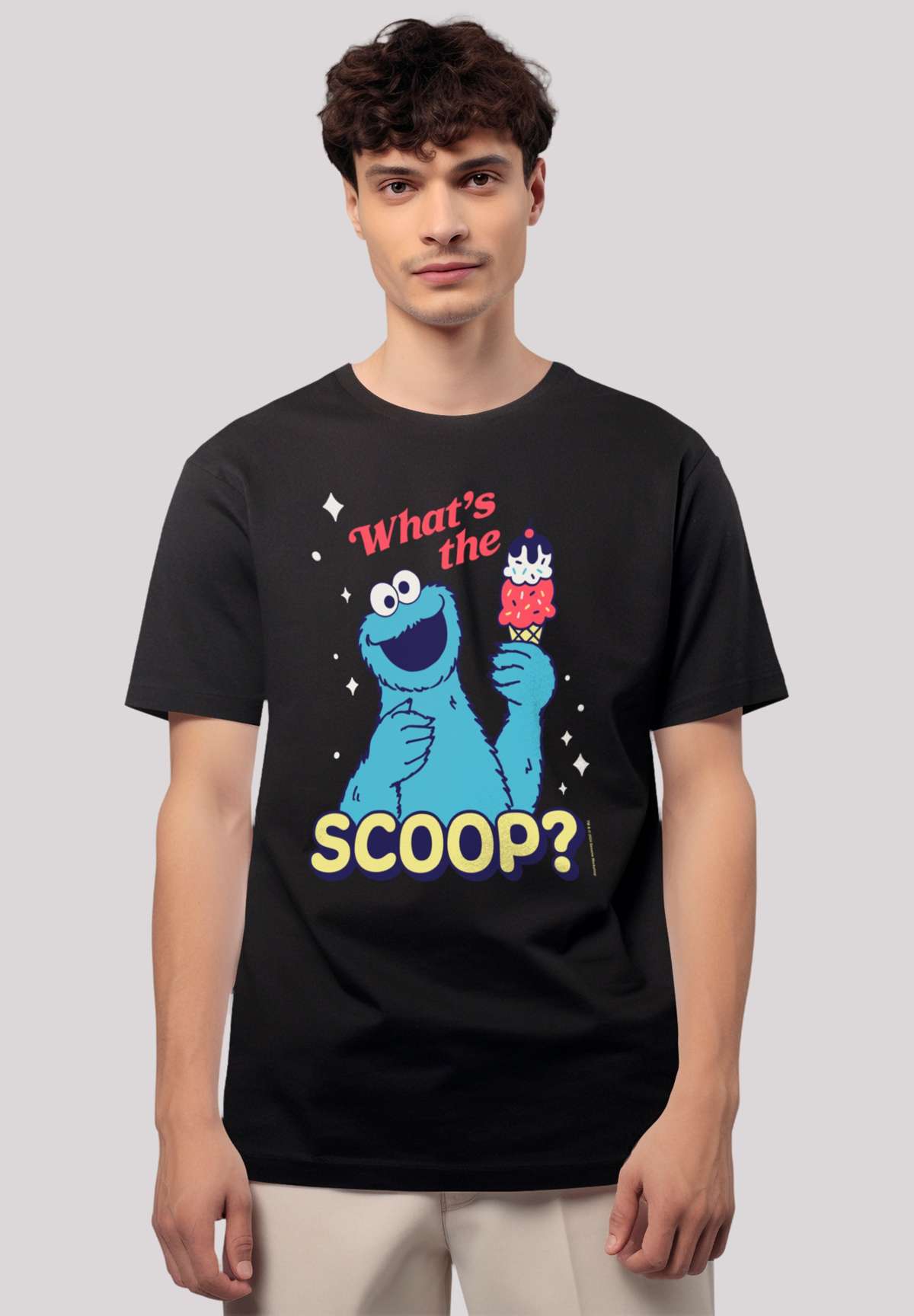 футболка»Sesamstra?e Cookie Monster Scoop«