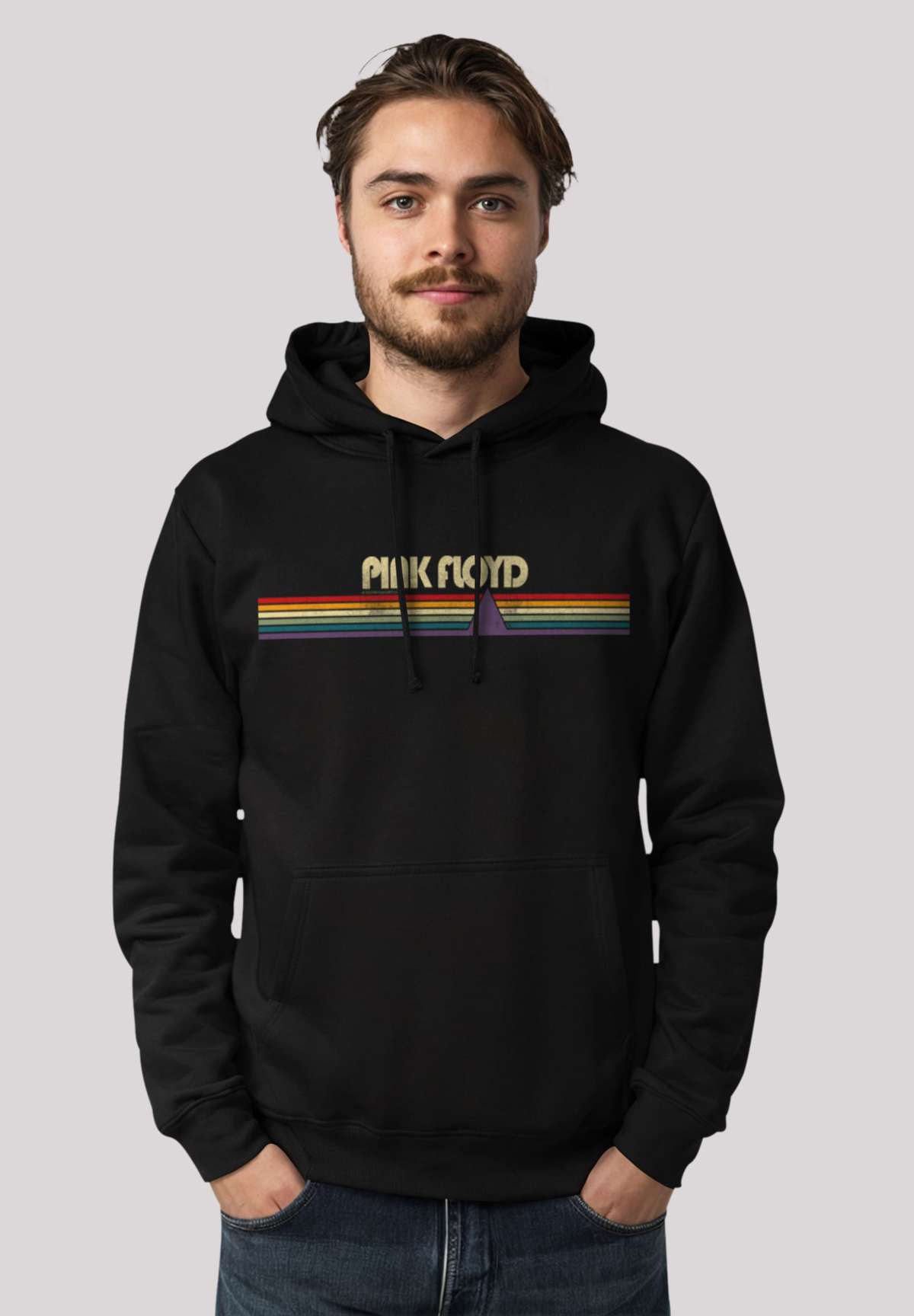 Толстовка с капюшоном»Pink Floyd Prism Retro Stripes«