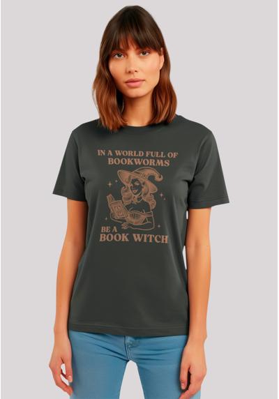 футболка Halloween Witch be a book witch