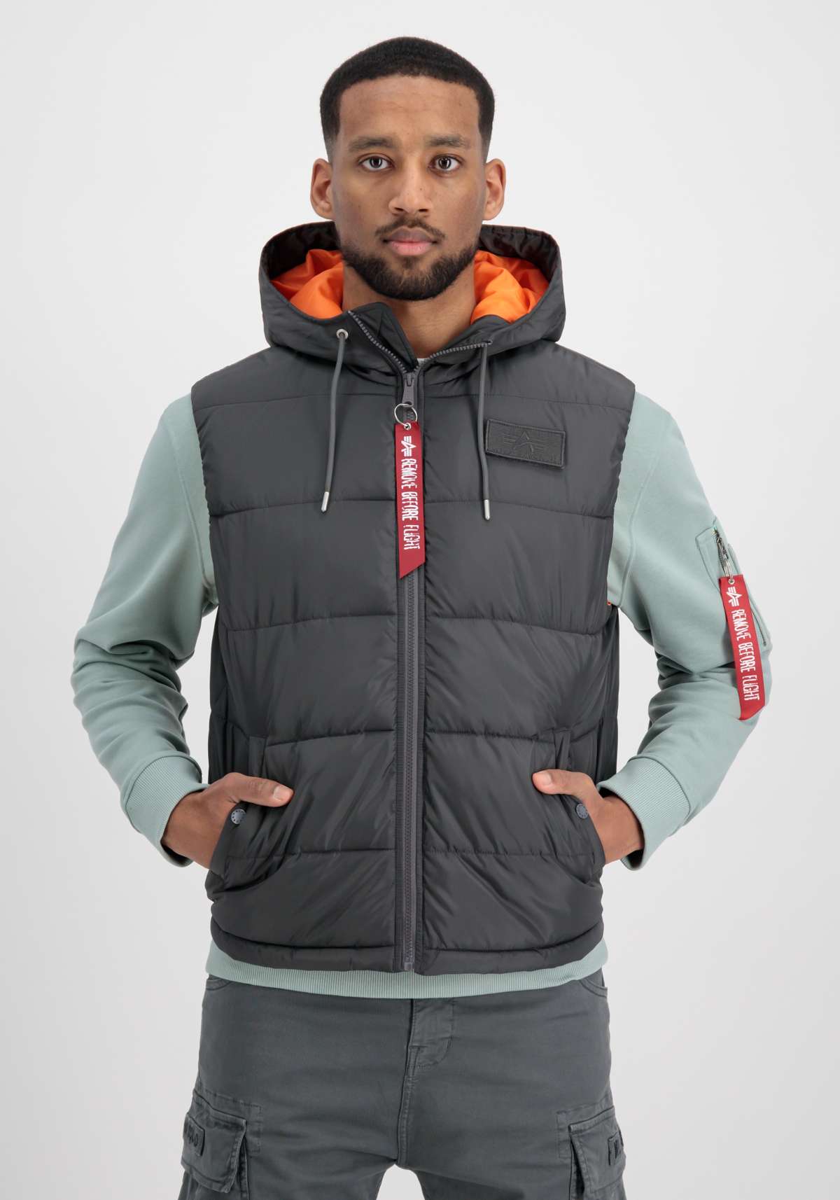 Блуза»Men - Vests Hooded Puffer Vest FD«