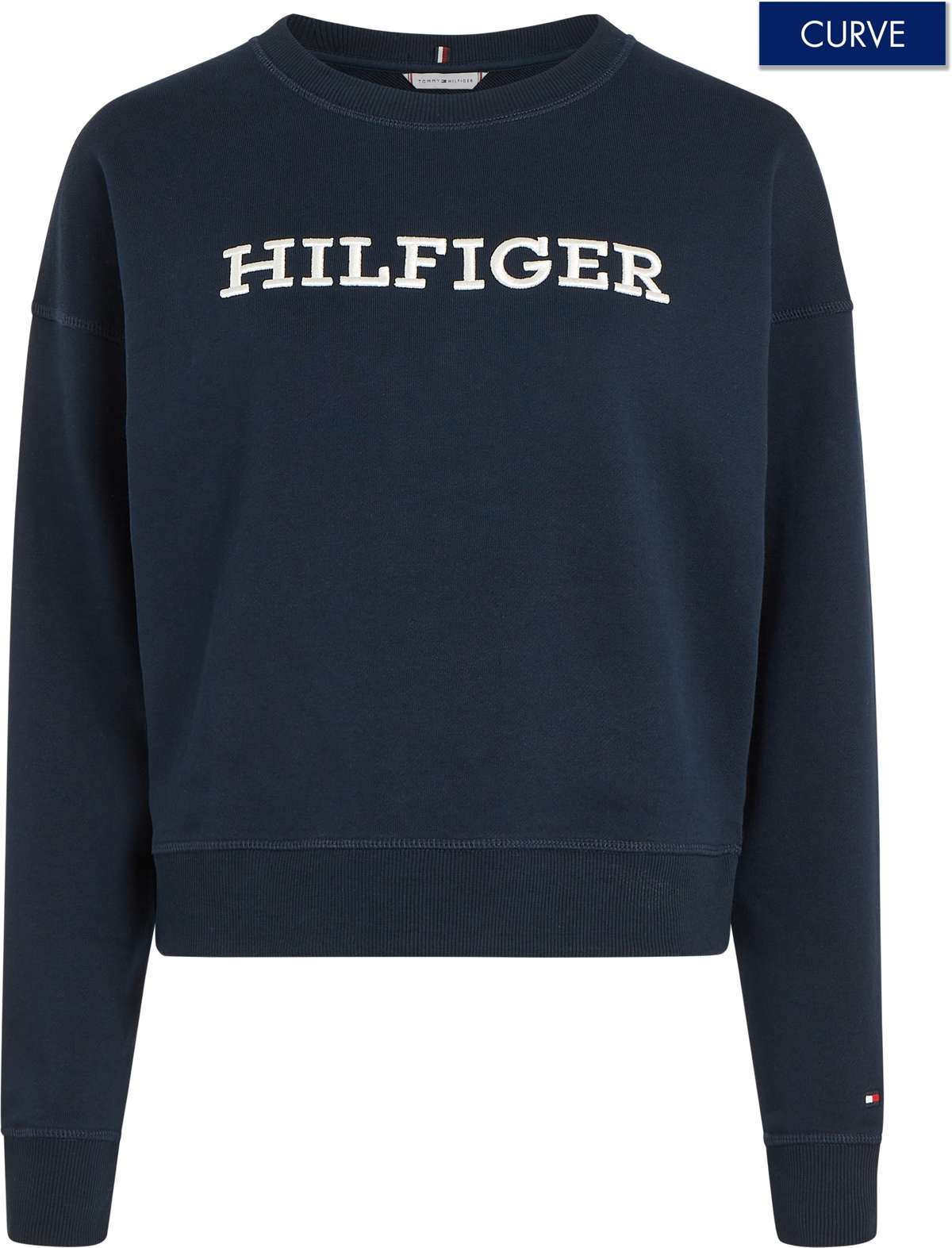 Толстовка PLUS SIZE CURVE с вышивкой Hilfiger...