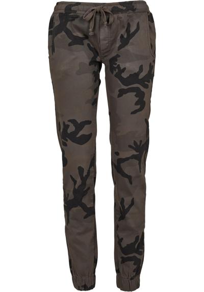 Брюки-карго Urban Classics Damen Ladies Camo Jogging Pants