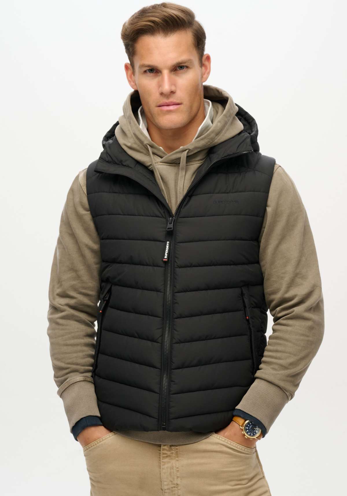 Стеганый жилет HOODED FUJI SPORT PADDED GILET